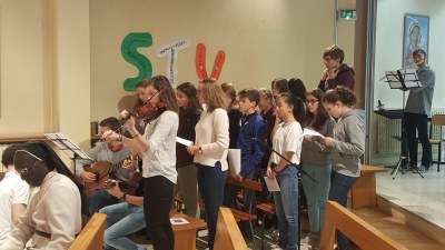 Messe rentrée du lycée 2017 1